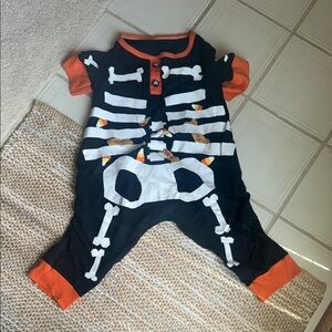 Skeleton Halloween Dog Onesie